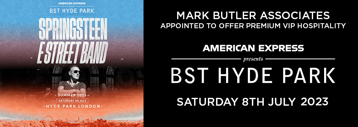 Premium VIP Hospitality at BST Hyde Park for Bruce Springsteen & The E Street Band 8th July
