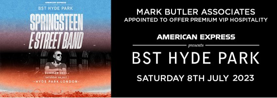 Premium VIP Hospitality at BST Hyde Park for Bruce Springsteen & The E Street Band 8th July