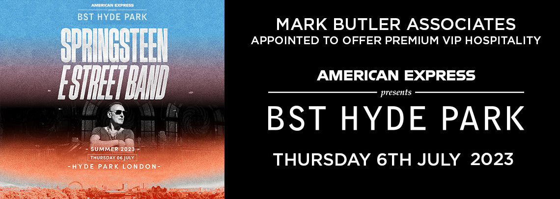 Premium VIP Hospitality at BST Hyde Park for Bruce Springsteen & The E Street Band 6th July