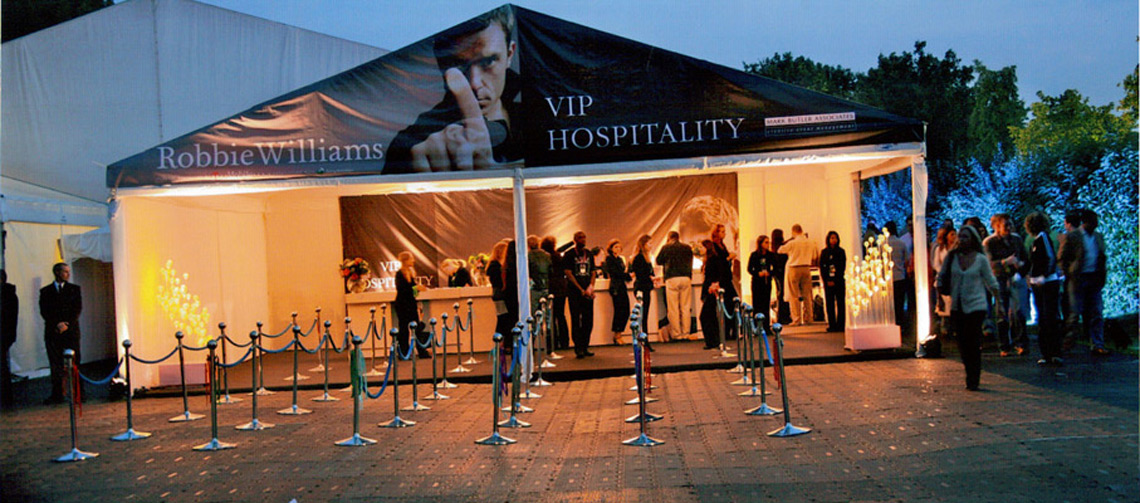 Robbie Williams VIP Hospitality - Gallery