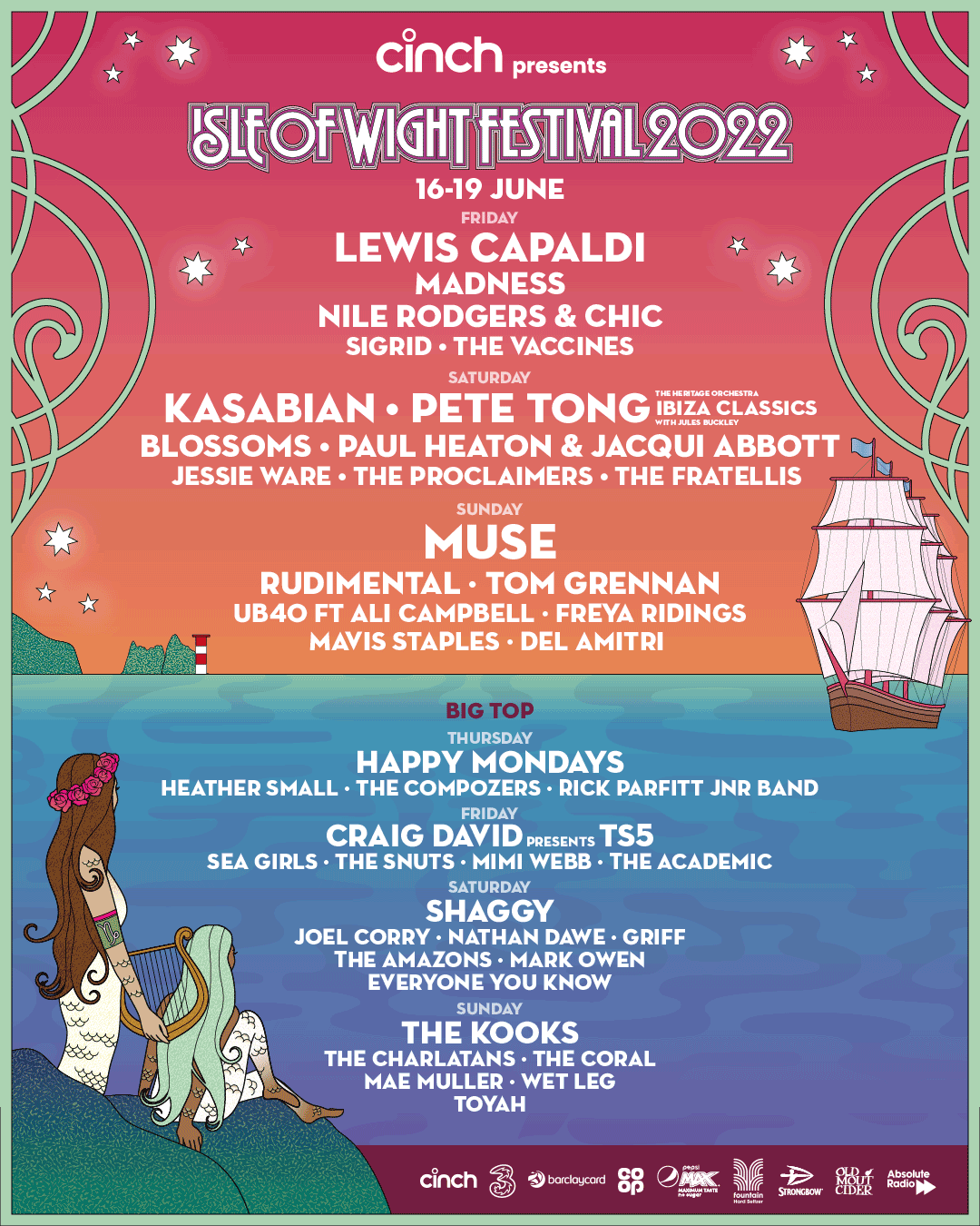 isle of Wight Festival 2022 Line-Up